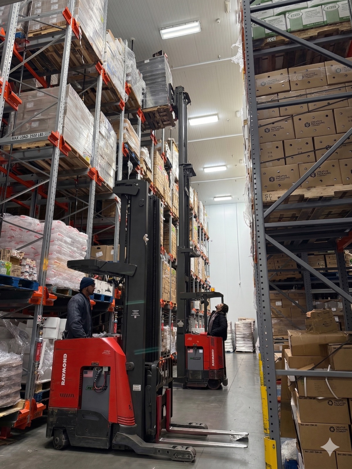 WIN Distribution cold storage warehouse interior