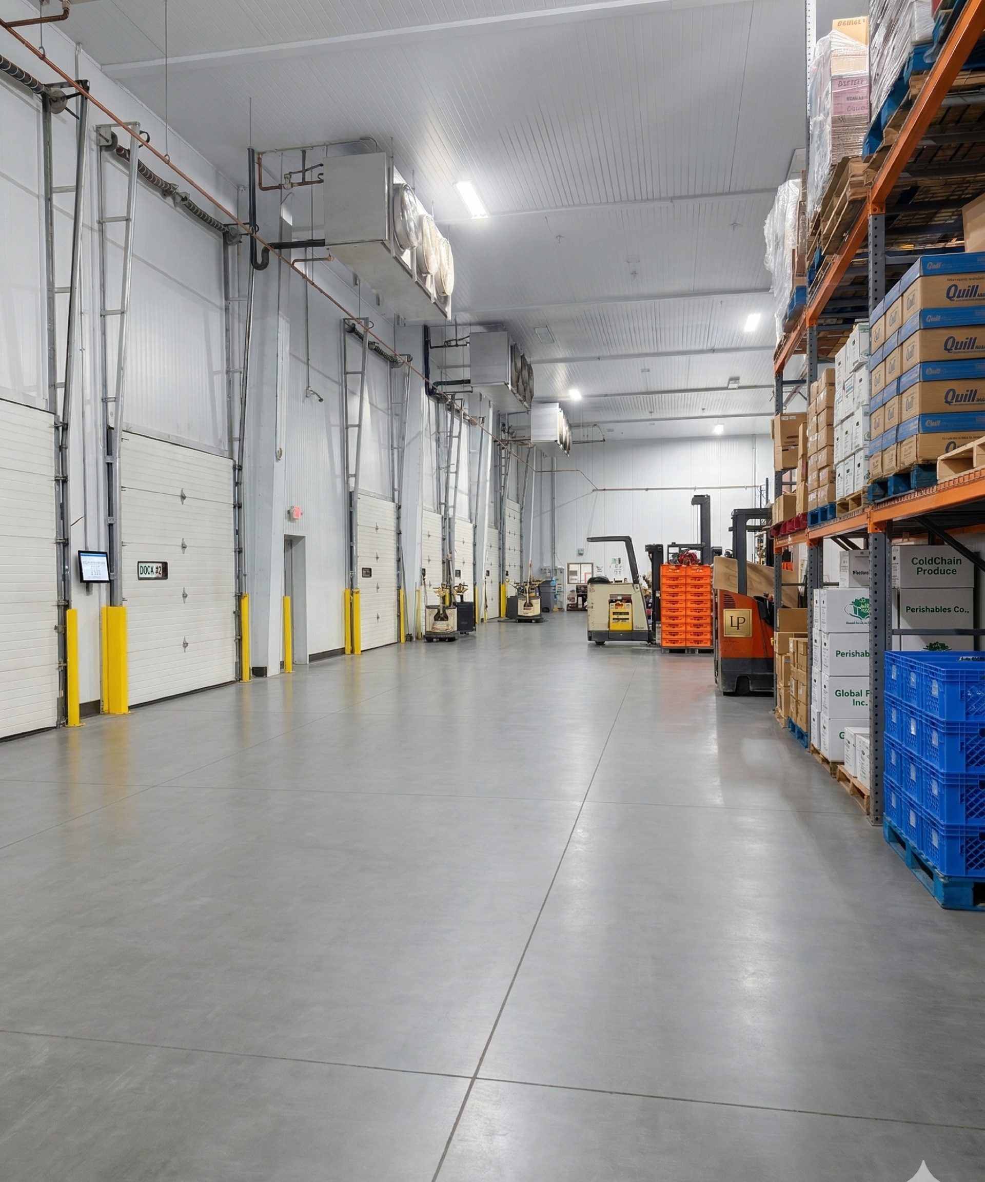 WIN Distribution cold storage warehouse interior